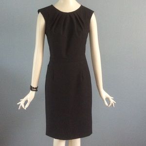 Tahari Black Midi Dress